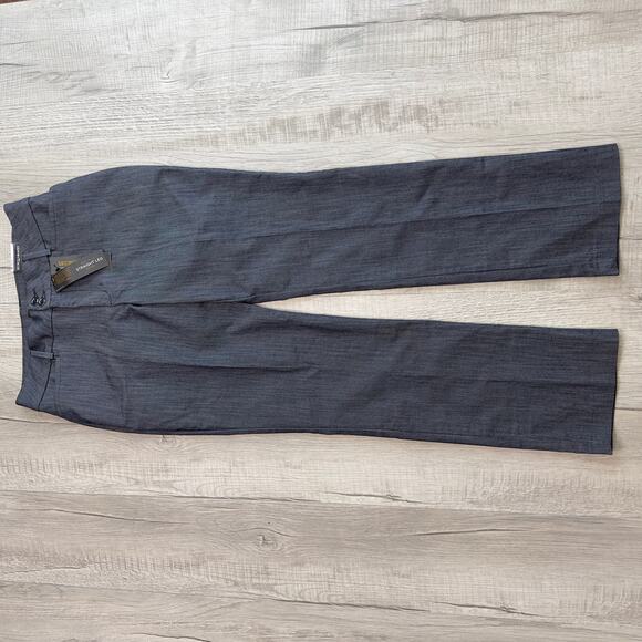 Lee Mid Rise Straight Leg Stretchy Shaping Pants WMNS 10M Gray Regular Fit Work - Picture 7 of 11